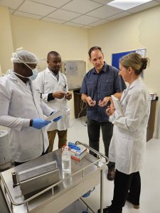 Bahr with Partners KUTRRH check label possible syringe shield training for radiation safety