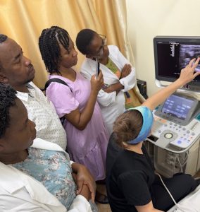 Courtney Grimme Ultrasound Teaching KCMC 2025